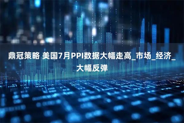 鼎冠策略 美国7月PPI数据大幅走高_市场_经济_大幅反弹