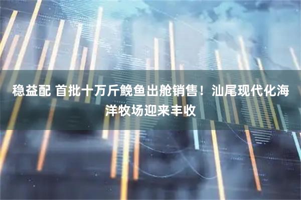 稳益配 首批十万斤鮸鱼出舱销售！汕尾现代化海洋牧场迎来丰收