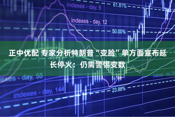 正中优配 专家分析特朗普“变脸”单方面宣布延长停火：仍需警惕变数